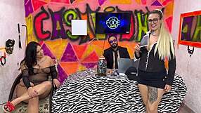 BBW DIGUINHA DJ FODE COM MULHER MELANCIA chupa buceta e deda bunda gigante