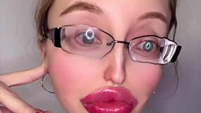 part 1 russian girl shares her story with thick accent and glasses