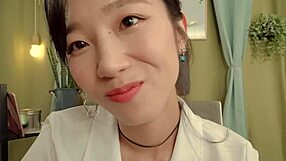 wow! babe's natural tits bounce in relaxing asmr teen sex checkup