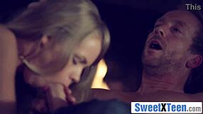 god this busty blonde's pussy grips my huge cock so tight