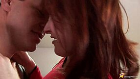 Shy Redhead Teen Gets Rough Titty Fucked Hard