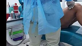 Dentist appointment ends with huge cock deep in my eager mouth