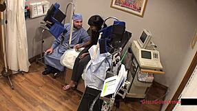 damn eliza shields spreads her shaved pussy wide in tampa uni physical backstage