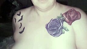 Chubby ginger milf rides daddy's cock with wet pussy dripping