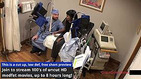 damn eliza shields spreads her shaved pussy wide in tampa uni physical backstage