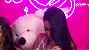 California lesbian milf party licks big tits and asses wild.