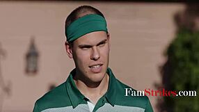 Horny Busty Blonde Aunt Tricks Steps into Outdoor Pussy Game Fuck