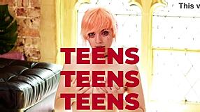 British College Girl in Lingerie Delivers Teasing Footjob JOI