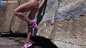 wanna see sasha bikeyeva's perfect nude body and hot ass on atlantic beach?