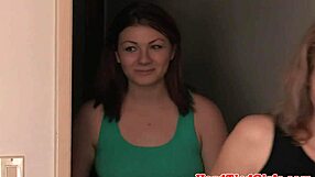 curvy sub tied up for rough interracial bdsm office fuck