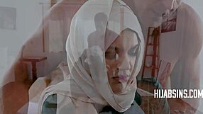 showing veiled teen the ropes of pleasing in forbidden ways