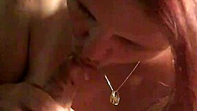Wife Deepthroats Cock Far Down Her Throat