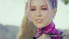 Kitana Shares Hard Dick with Warrior Besties in Cosplay 4some