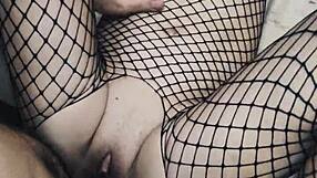 the milf wife sneaks off for secret sex with her husbands friend in stockings and lingerie pov