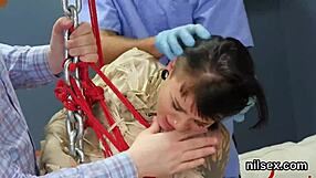 i can't believe they dragged me the wacky girl into ass hole asylum for brutal painful anal deepthroat treatment