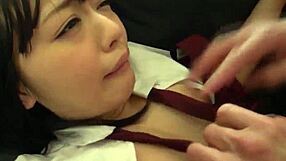 Japanese Schoolgirl Fingering Into Hardcore Hairless Pussy Uncensored Fuck!