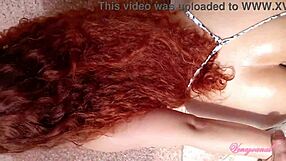 BIG ASS Latina Redhead's Poolside Doggystyle Assfucking Gapes Wide Open!