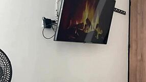 Cute brunette sneaks into stepbrother's room for sloppy blowjob amateur couple nysdel