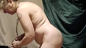 Humiliated French Maid Slave Bent Over Chained