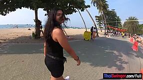 big ass thai teen 18+ amateur rides tourist's monster cock in hardcore pov fuck