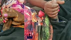 Kyexperience's ebony milf wife plays with big black cock in car