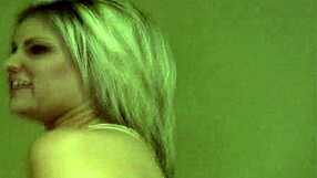 WATCH THIS BLONDE MOM BEG FOR BIG COCK IN FISHNETS!