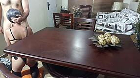 i suck my stepbrother's fat cock on bed while parents home screaming spanish