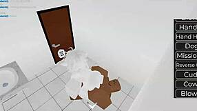 Fucking Random Slut Hard In Roblox Condo