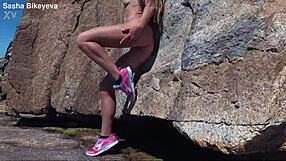 wanna see sasha bikeyeva's perfect nude body and hot ass on atlantic beach?