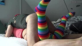 whoa my stepson wakes me early morning for surprise rough anal creampie pounding