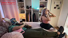 Petite Bisexual VAGo Fucked BENT OVER Cowgirl CREAMPIE in Cosplay Roleplay HORROR!