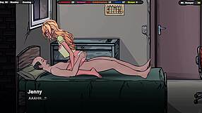 HORNY LANDLORD GRINDS DICK ON PANTY-CLAD PUSSY!