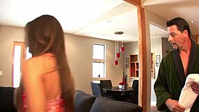 stepdad fucks natalie monroe teen swallows cumshot
