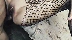 the milf wife sneaks off for secret sex with her husbands friend in stockings and lingerie pov