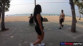 big ass thai teen 18+ amateur rides tourist's monster cock in hardcore pov fuck