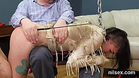 i can't believe they dragged me the wacky girl into ass hole asylum for brutal painful anal deepthroat treatment