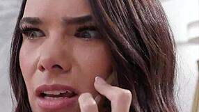 ivy ireland's curious about using her backdoor with that big black chocolate god cock