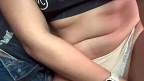 ex-teacher grandpa sneaks latina pussy ride in his car