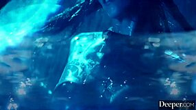 Gorgeous Sarah Illustrates Submits to Dom's Monster Cock in Heels and Lingerie Deepthroat!!