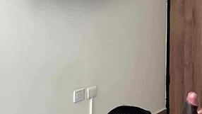 Cute brunette sneaks into stepbrother's room for sloppy blowjob amateur couple nysdel