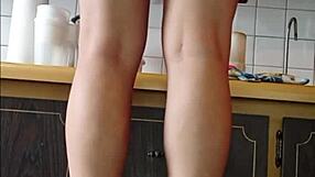 hey babe, watch this horny argentina milf piss and flash pussy in public miniskirt