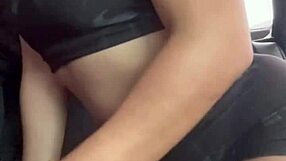 ex-teacher grandpa sneaks latina pussy ride in his car