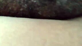 hairy phat pussy ebony milf spreads wide for black cock pounding