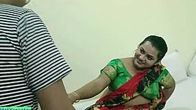 horny indian wife bends over for doggystyle creampie on ranch