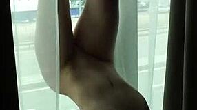 Her flexible tight asshole gets demolished in garage doggystyle pounding