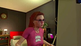 futanari milf stepmom bends over for horny anal with stepson and stepsis in taboo cartoon creampie orgy