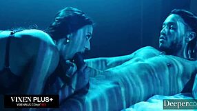 Gorgeous Sarah Illustrates Submits to Dom's Monster Cock in Heels and Lingerie Deepthroat!!