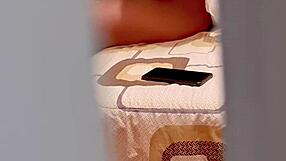 hidden cam catches sexy argentinian teen miranda's upskirt miniskirt tease in college