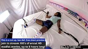 Helpless Hottie Minnie Rose Feels Overwhelmed Getting Blasted In Latex