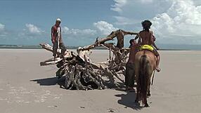 ever wondered how hairy latina pussy takes mmf pounding outdoors?